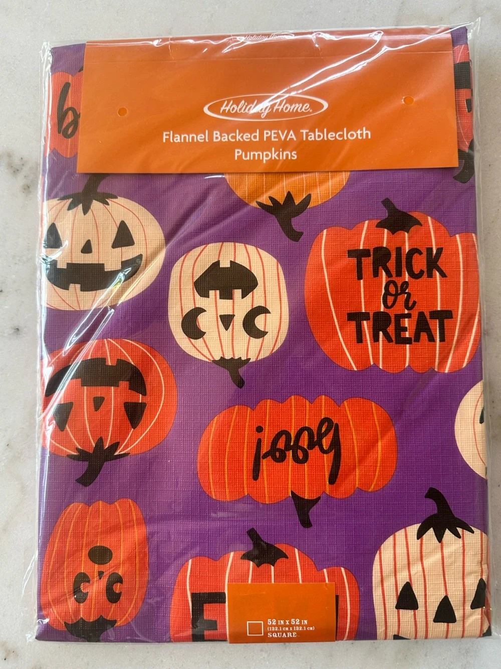 NWT Set of Holiday Tablecloths | Pumpkin 'Trick or Treat' & Christmas tablecloth